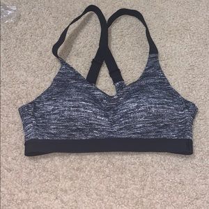 Victoria Secret Black and white cupped sports bra
